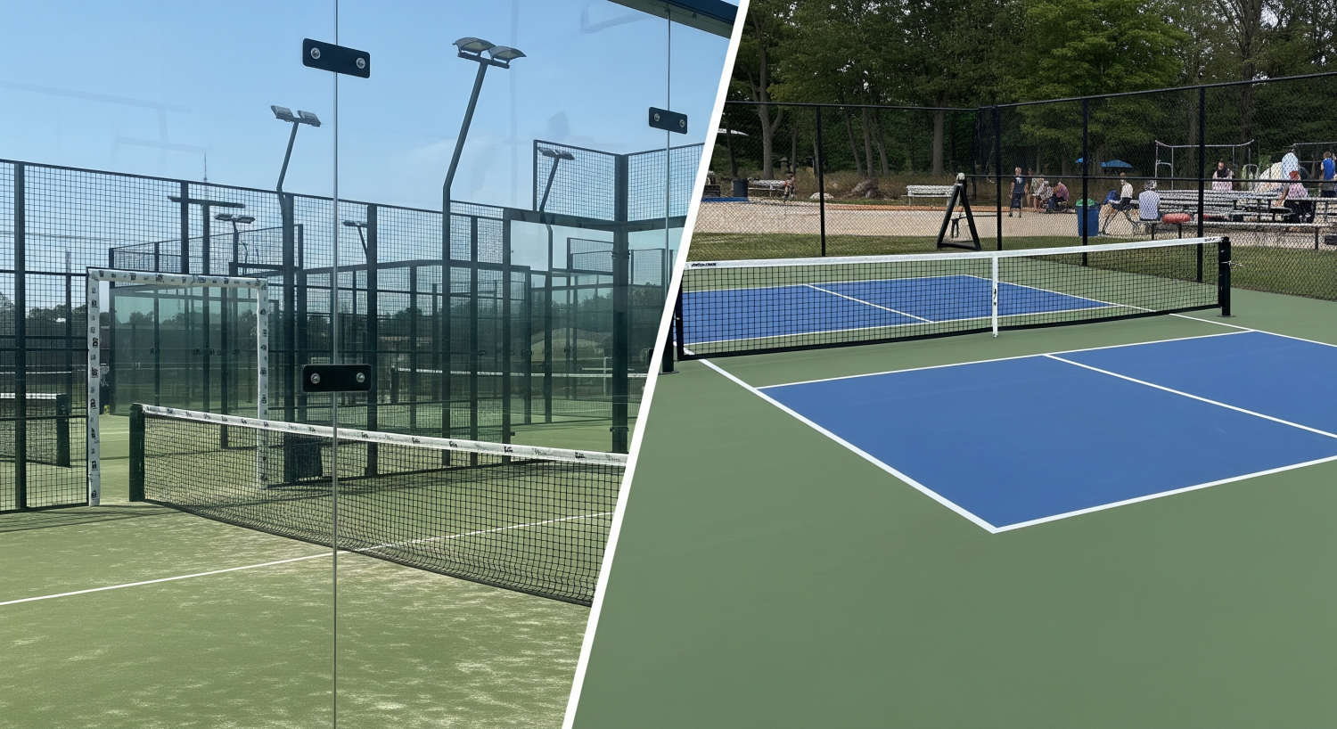 Image - Padel vs Pickleball